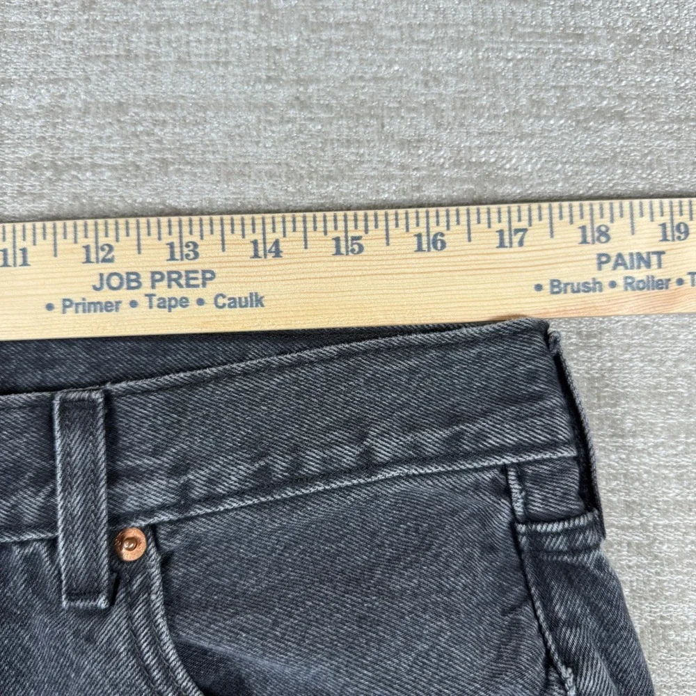Levi's 501 Original Fit Jeans Mens 36/29 Black Straight Leg Denim 00501-3370